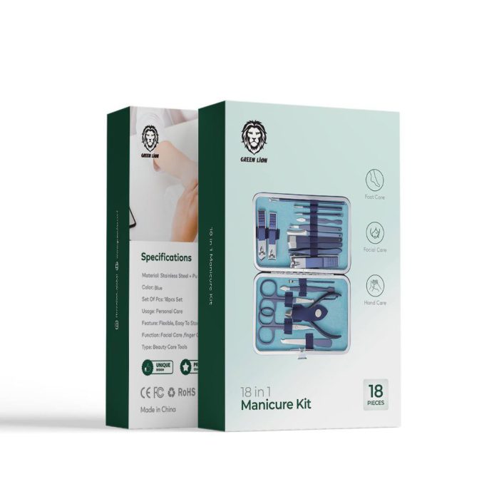 ست مانیکور و پدیکور گرین لاین مدل GNMTRVL18 مجموعه 18 عددی - Image 3
